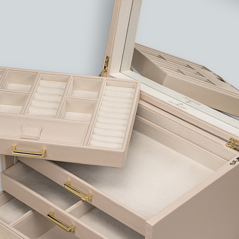 Windrose Smykkeskrin XL Beige 9