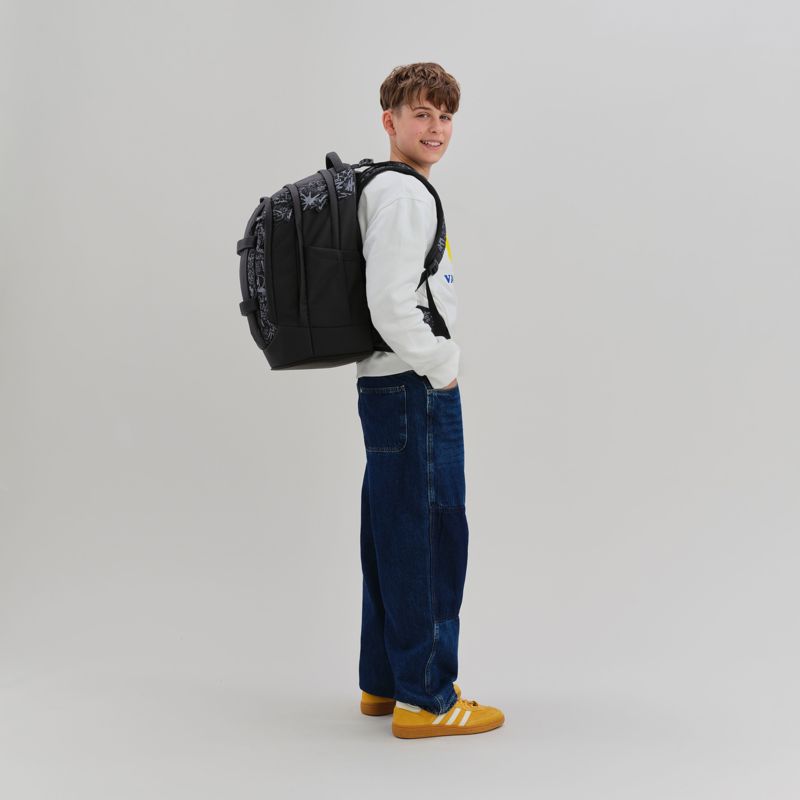Satch Skoletaske Pack Street Ink Grå 7