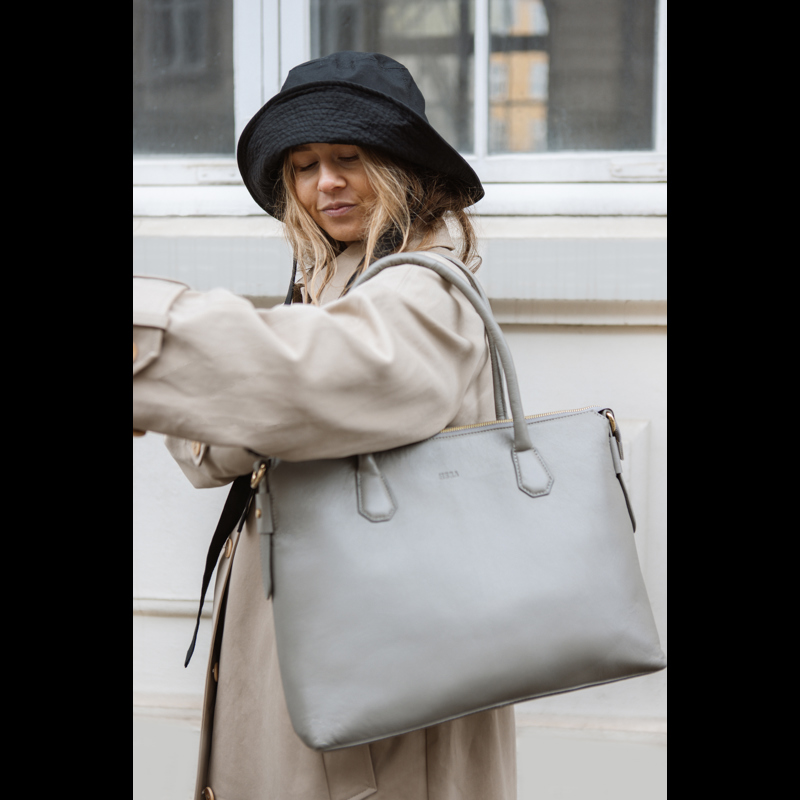 HERA Arbejdstaske Marie   Taupe 14" 6