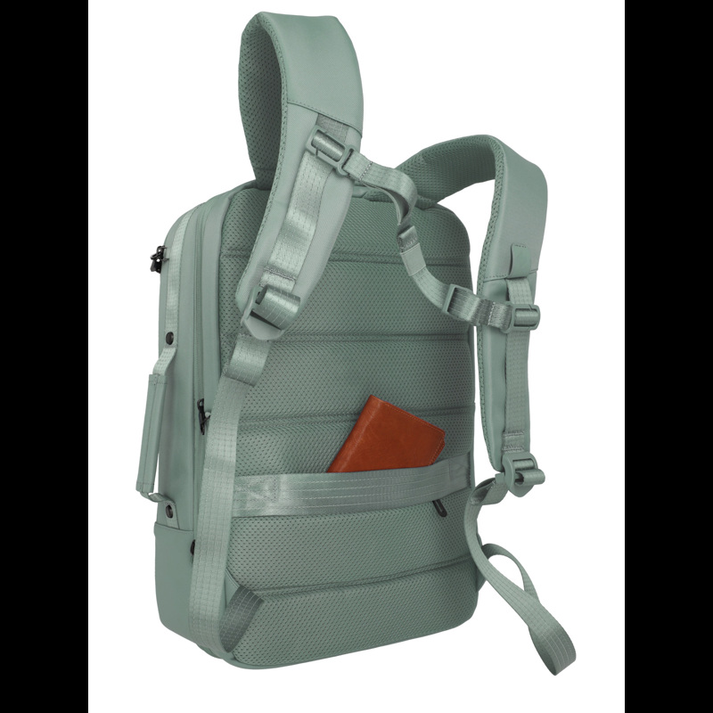 travelite Rygsæk Workfloow Grøn/Taupe 15" 7