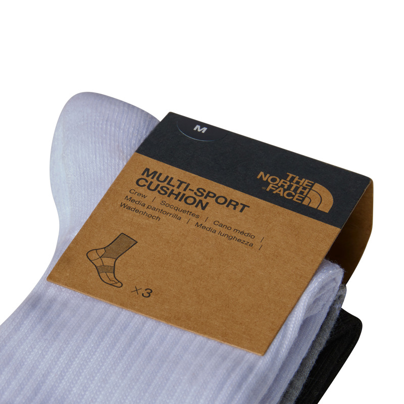 The North Face Strumpor Multi Sport 3-pack Grå/Svart Str. 38-40 4
