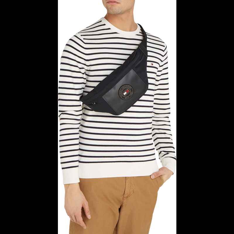 Tommy Hilfiger Bæltetaske Texture Block Sort 2
