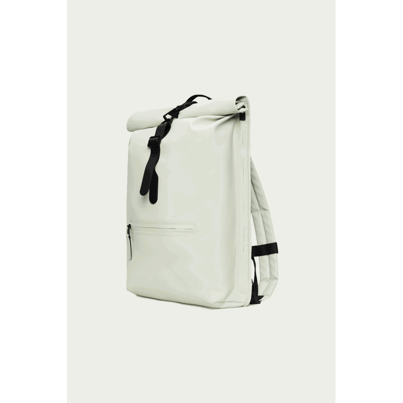RAINS Ryggsäck Rolltop Rucksack Creme 3