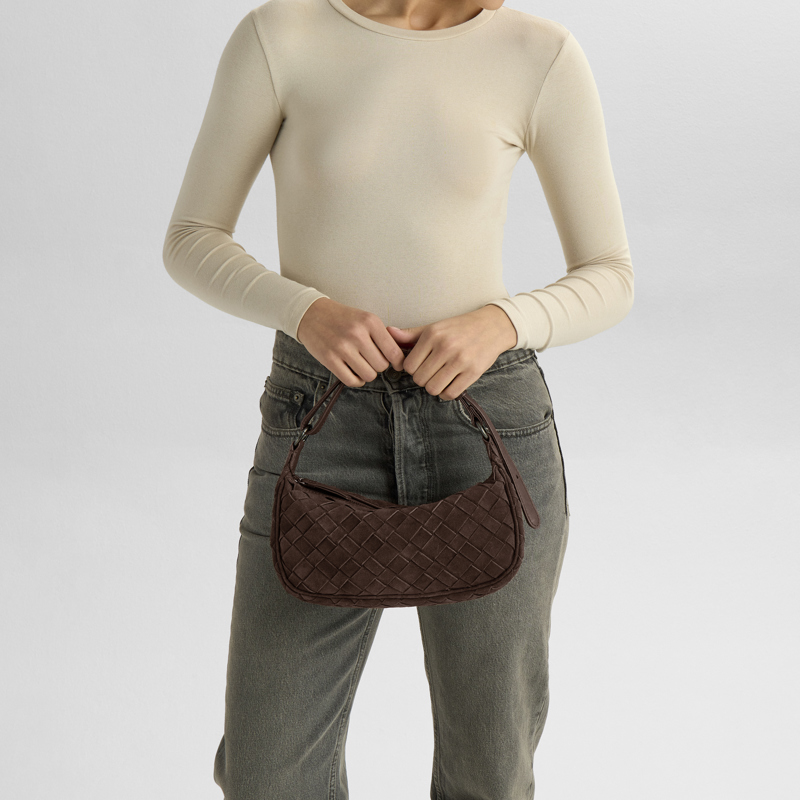 MARKBERG Crossbody Mini Musembg Weave M. Brun 5