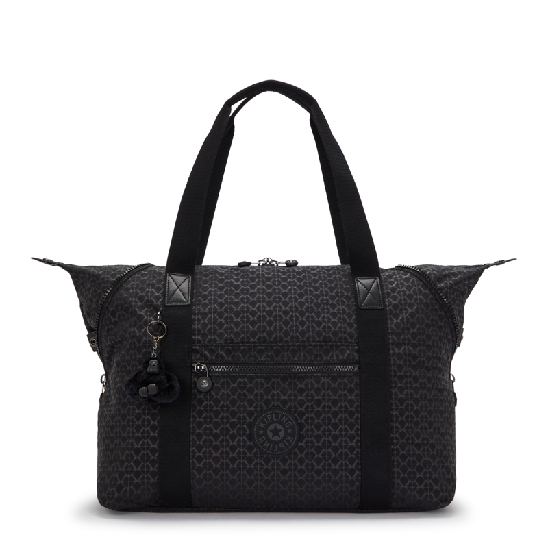 Kipling Shopper Tote Svart med mönster 1