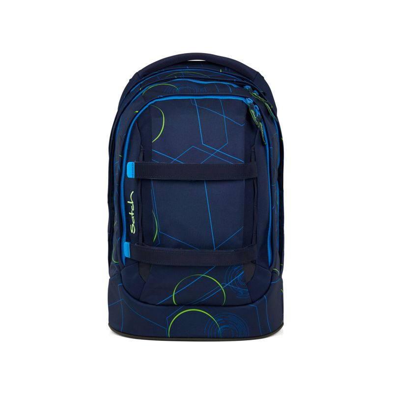 Satch Skolväska Pack Blue Tech Blå/Grön 1