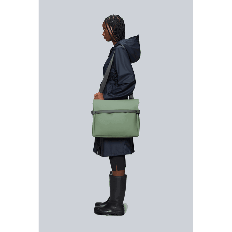 RAINS Skuldertaske Messenger OTG W3 Bladgrøn 14" 2