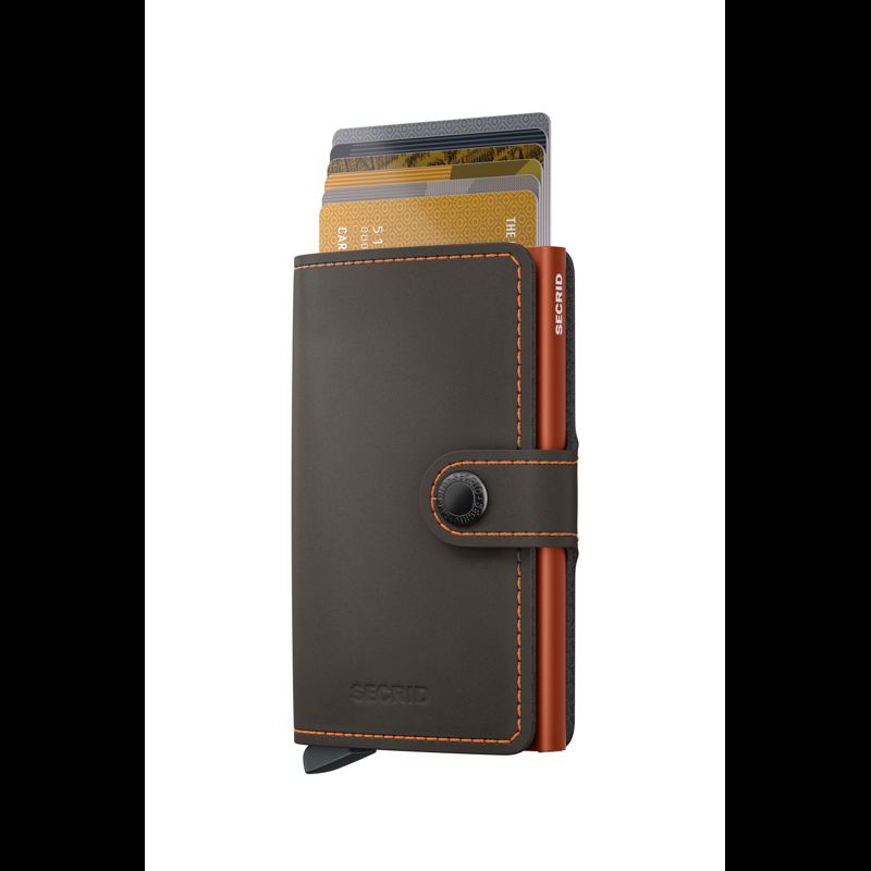 Secrid Kortholder Mini wallet Orange brun 3