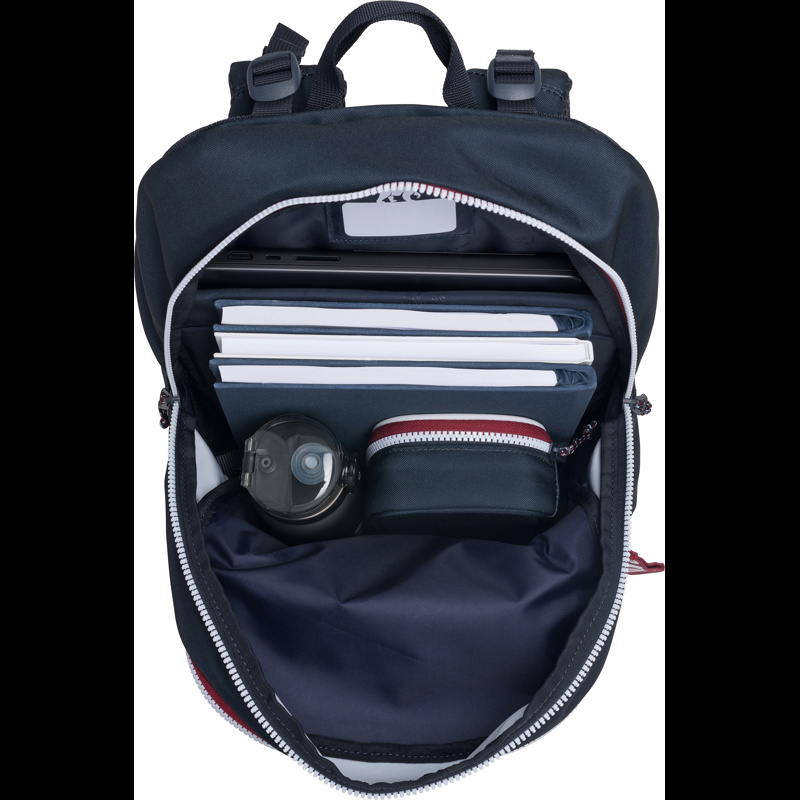 Beckmann Skoletaske Sport Jr Navy White Blå/hvid 7