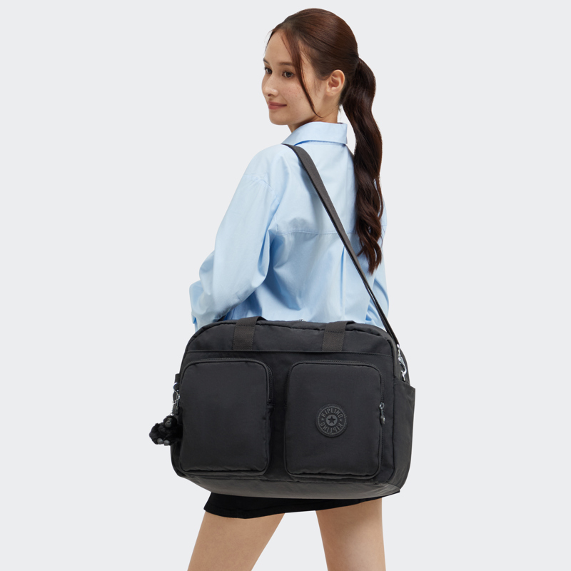 Kipling Rejsetaske Defea XL Sort 15" 2