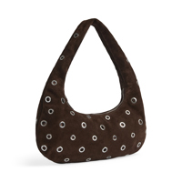 MARKBERG Skuldertaske BreyMBG Suede Sort/Brun 1