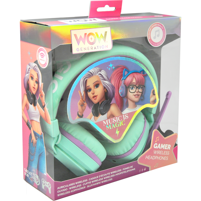 WOW Generation Bluetooth høretelefoner Grøn 2