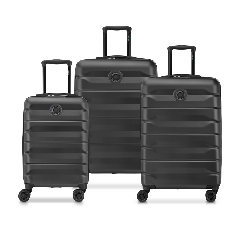 Delsey Kuffertsæt Air Armour Sort 77 Cm