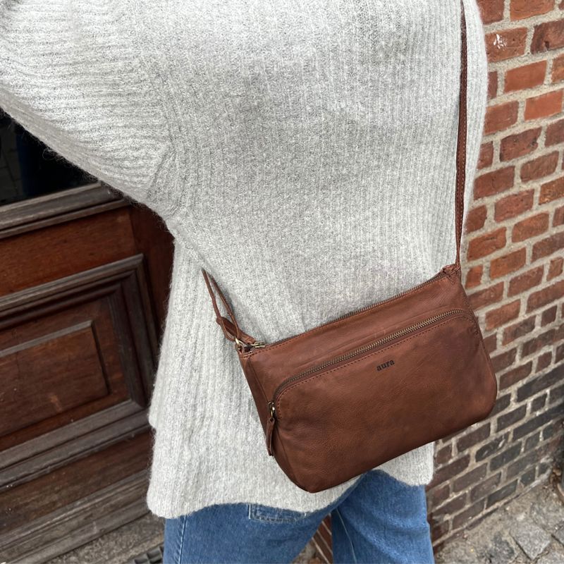 Aura Crossbody Lombok  Cognac 2
