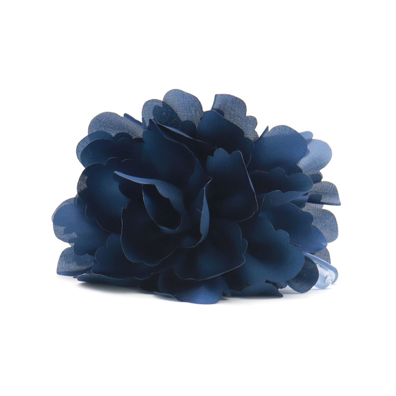 Conmé Hårklemme Lea Big Flower Navy 1