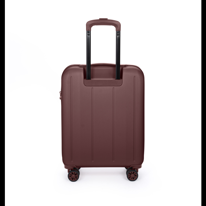 Aries Travel Resväska Palermo Brun/röd 55 Cm 4