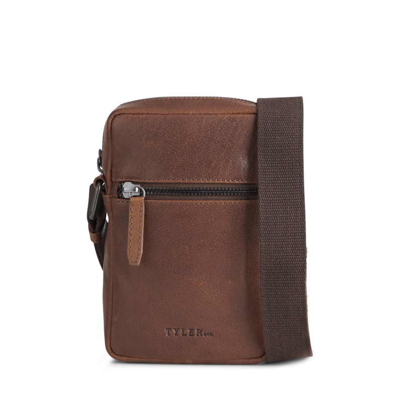 Tyler & Co Crossbody Kent Mobile Phone Ba Cognac 1