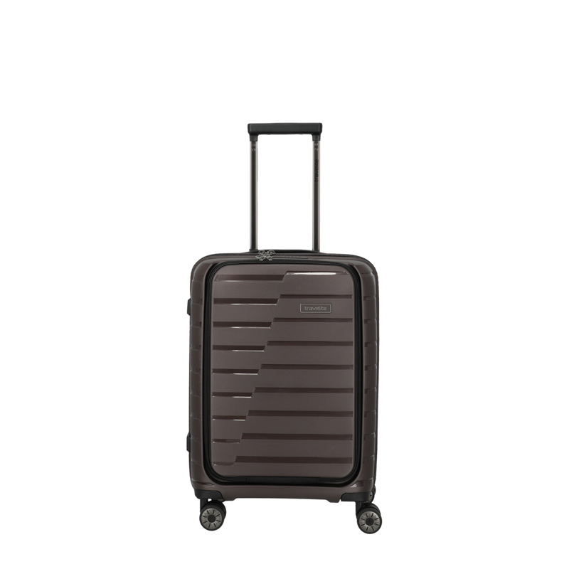 travelite Kuffert Airbase med frontlomme Brun 55 Cm 1