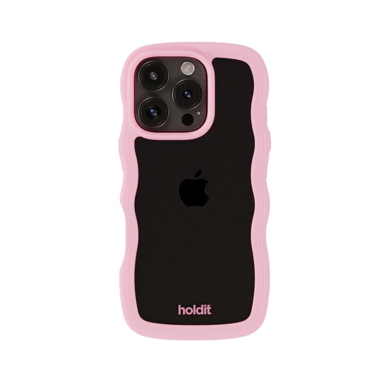 Holdit Mobilcover Wavy Pink Iphone 16 Pro 2