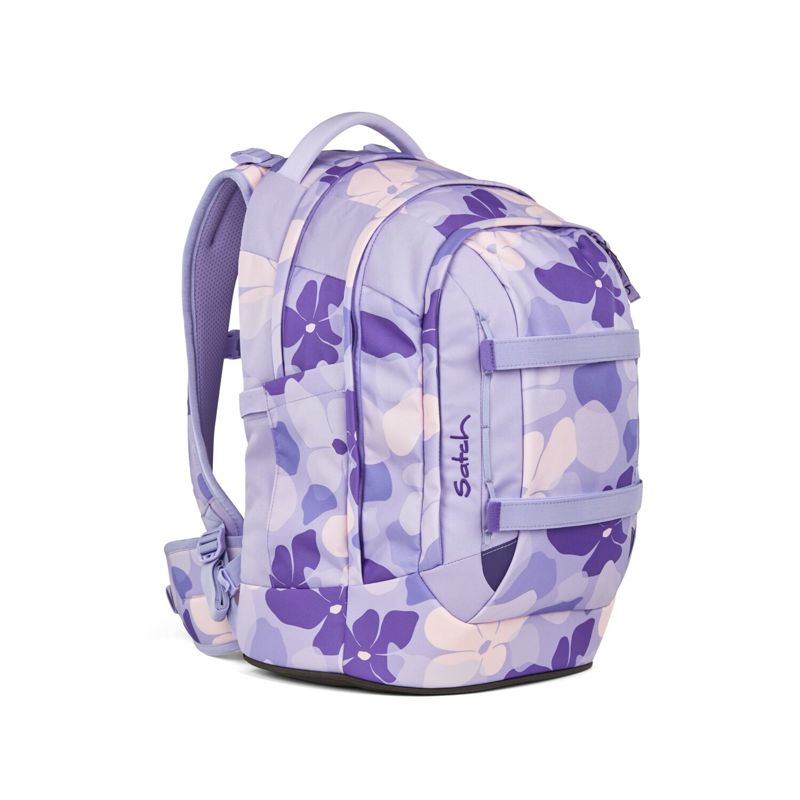Satch Skoletaske Pack Lilac Blossom Lilla blomst 3