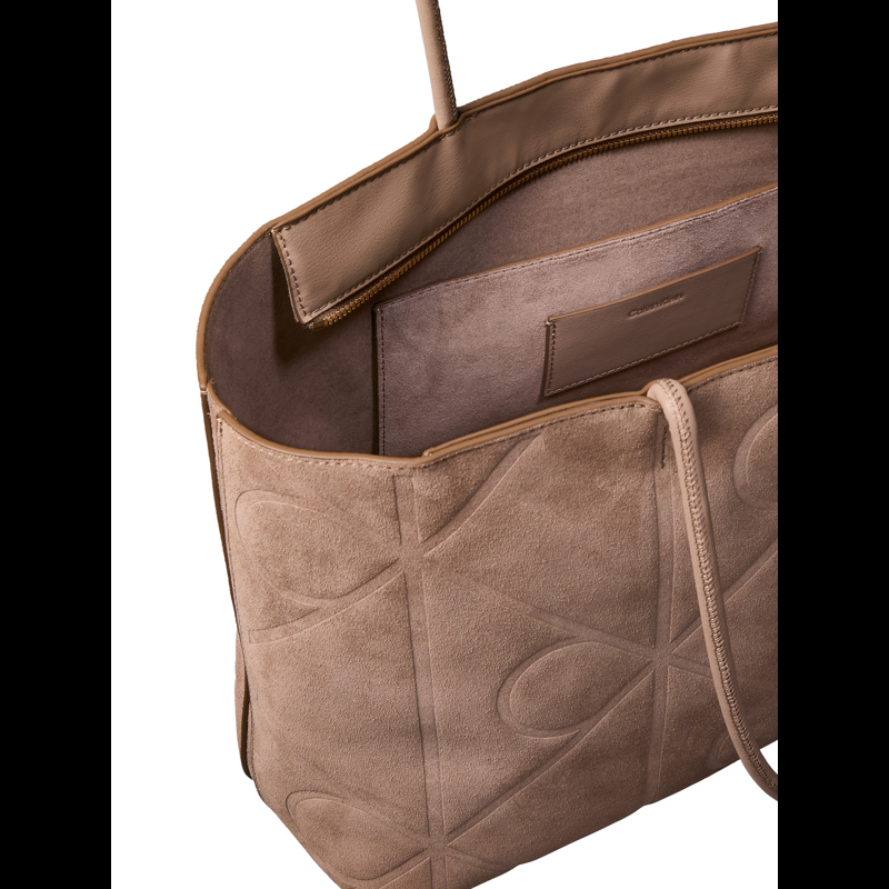 Calvin Klein Shopper tote Embossed Emblem Brun 4