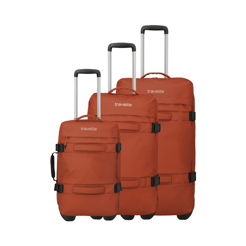 travelite Kuffertsæt  Bolonia Orange lys 3 stk. 1
