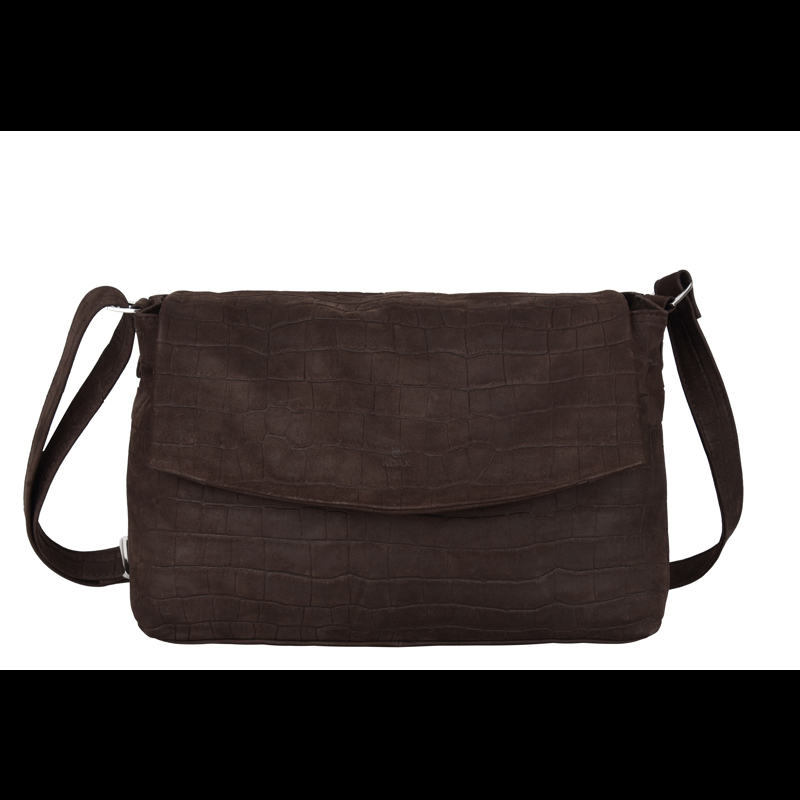 Adax Skuldertaske Kelly Capri Brun/rød 1