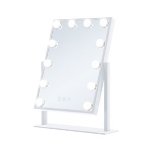 UNIQ Makeup spejl New York 12 led Hvid