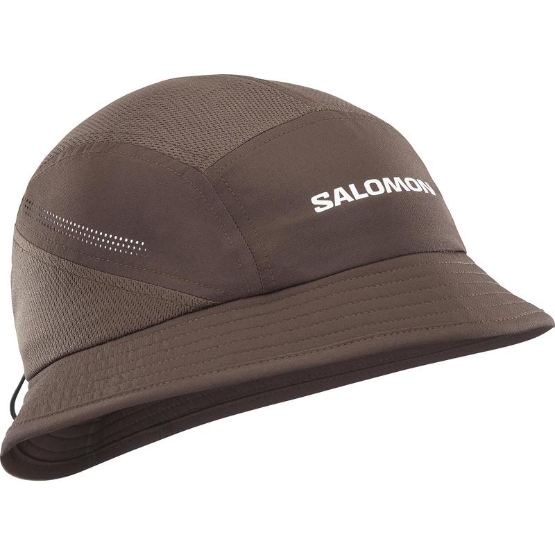 Salomon Löparmössa Bucket SHKout Brun Str L/XL