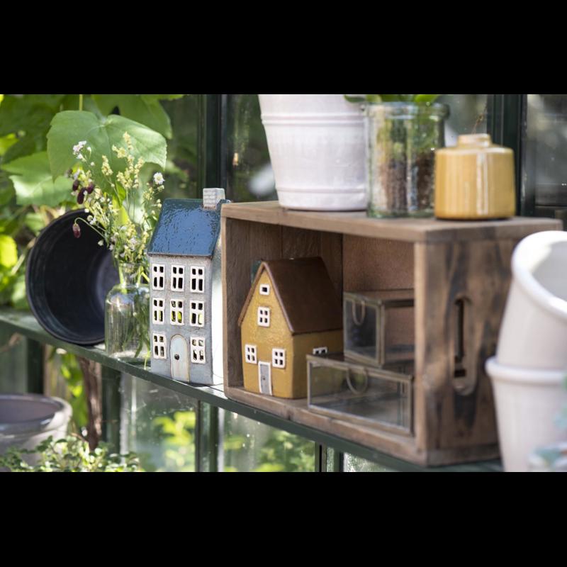 Ib Laursen Fyrfadsstage Hus Nyhavn  Brun/Beige 2