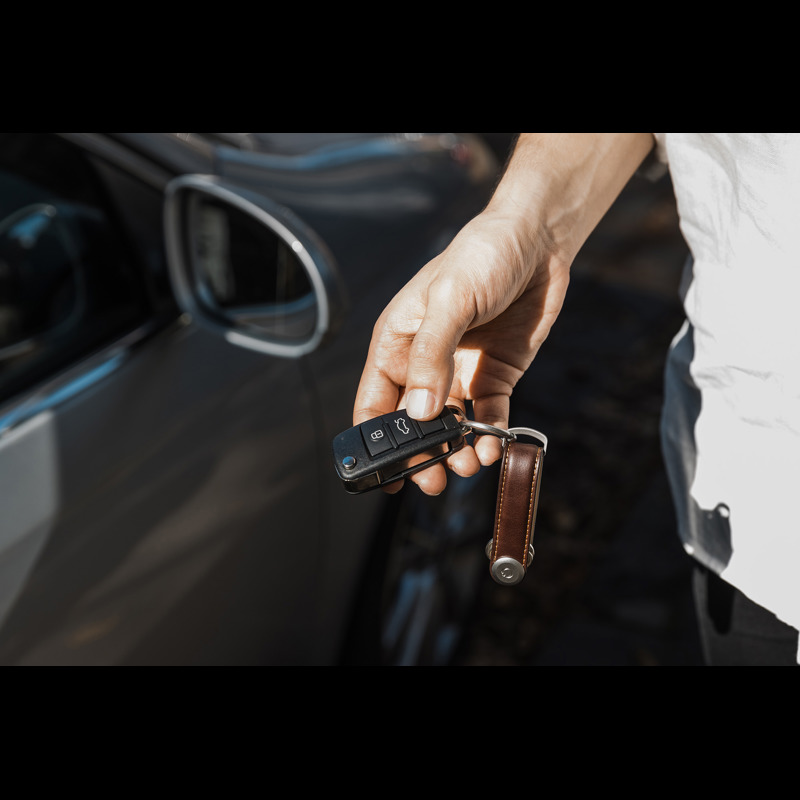 Orbitkey Nøgleholder Leather Brun 2