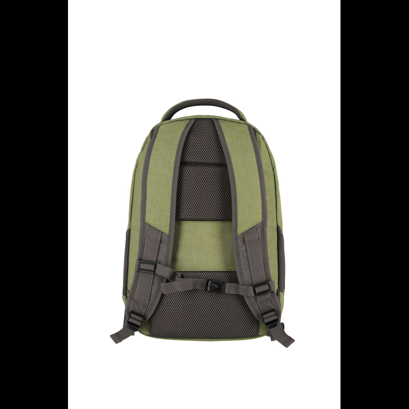 travelite Basics ryggsäck Grön/grå 15" 4