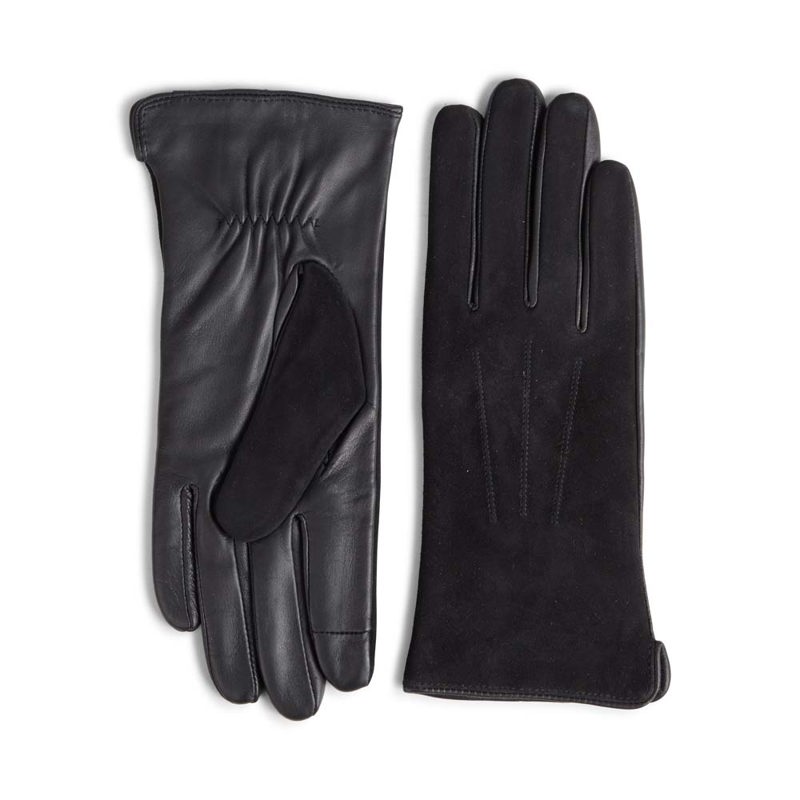 MARKBERG Damhandskar Abigail Suede Svart Str. 8 4