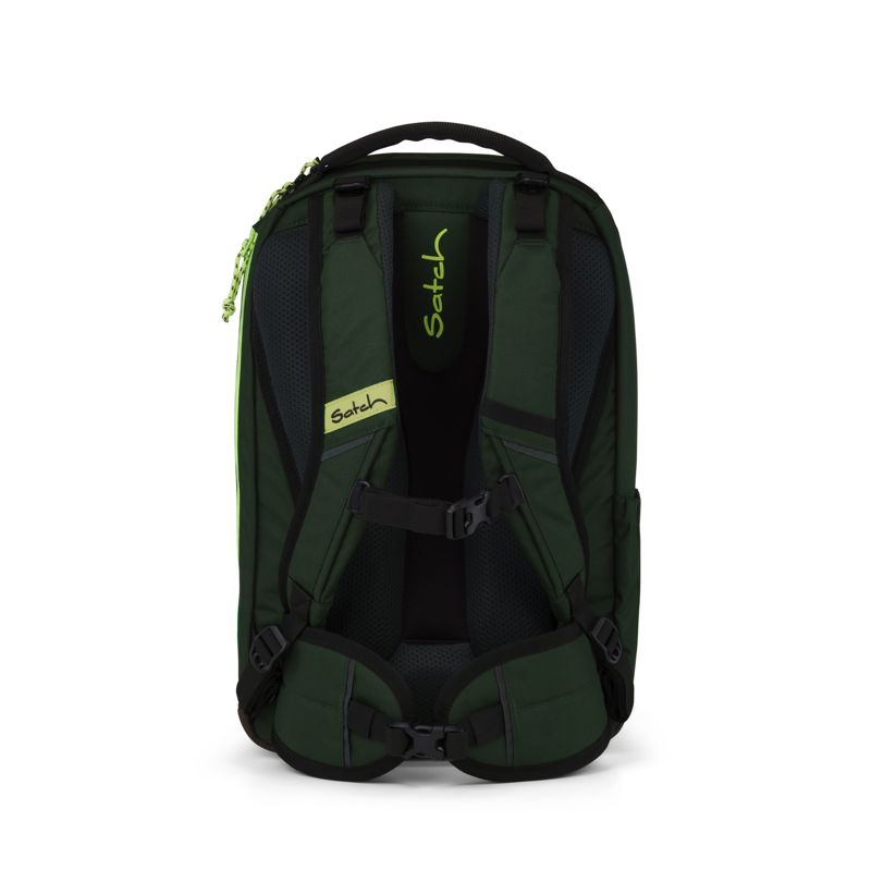 Satch Skolväska CON:NEXT Ur. Green m. grön 5