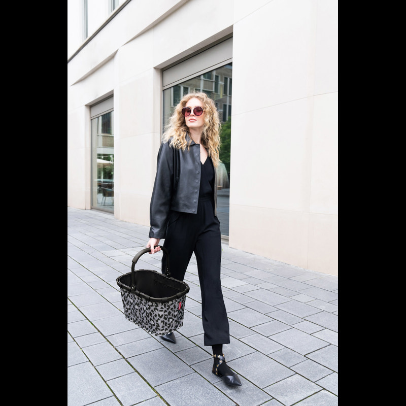 Reisenthel Indkøbskurv Carrybag Sort/Grå/Hvid 8