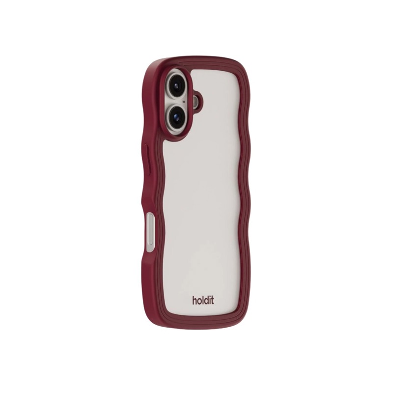 Holdit Mobilfodral Wavy Bordeaux Iphone 16 3