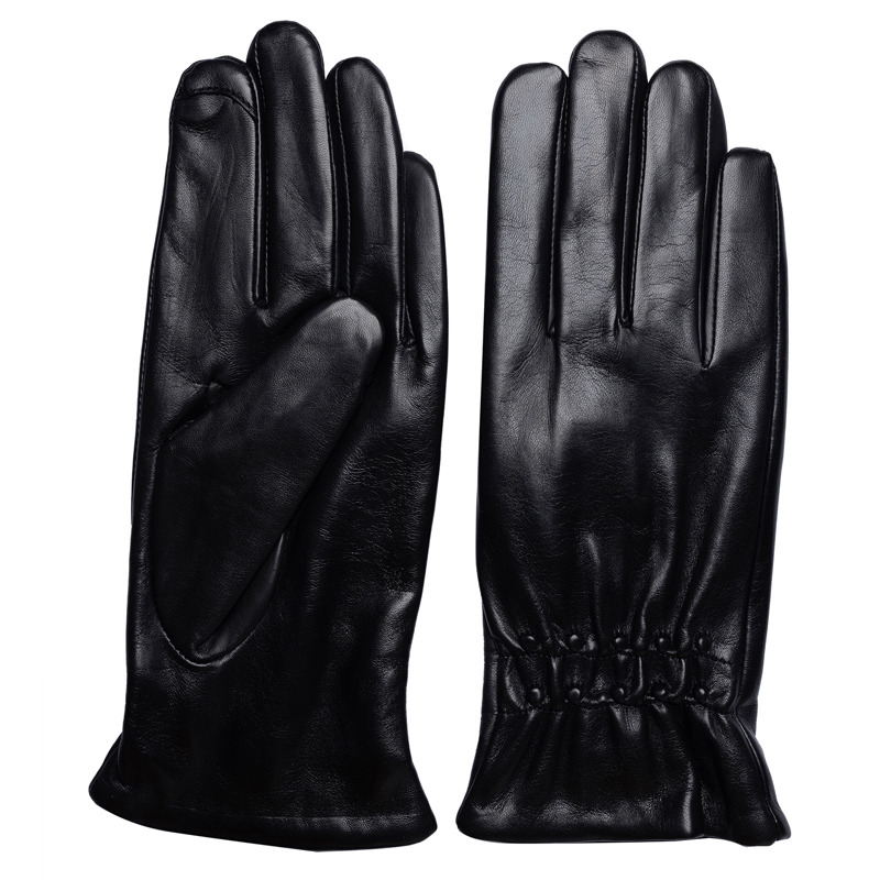 RE:DESIGNED Damhandske Lara Wool Svart Str S 3