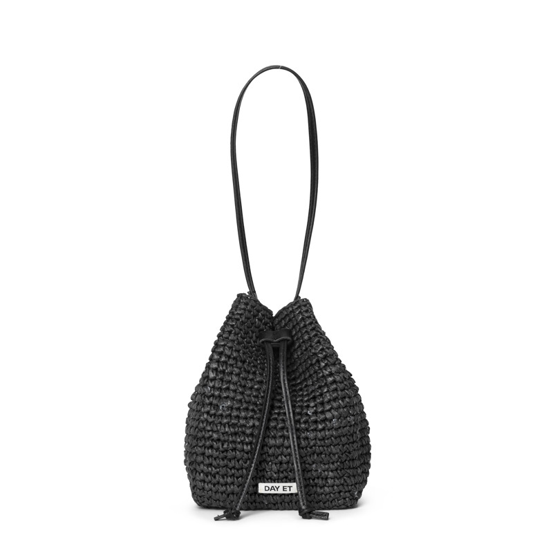 DAY ET Bucket taske Day Straw Sort 1