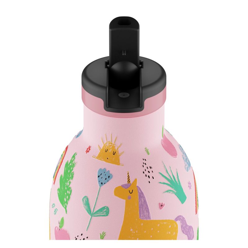 24Bottles Vattenflaska Clima Bottle Rosa mönstrad 3
