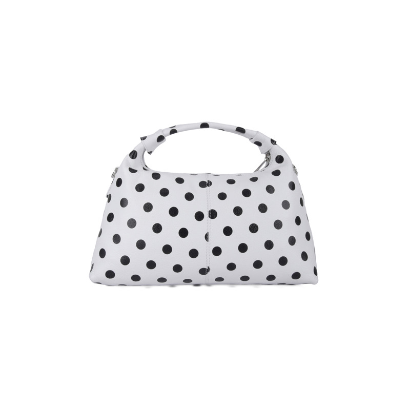 Núnoo Håndtaske Dandy Polka Sort/prikker 3
