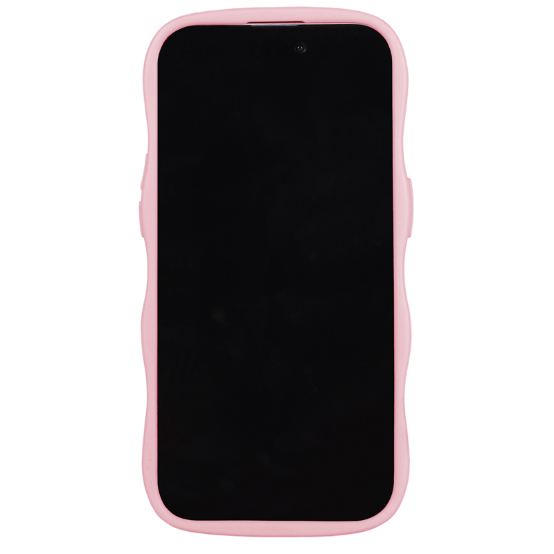 Holdit Mobilcover Wavy Pink iPhone 13/14/15 3