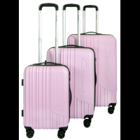 Cavalet Kuffertsæt Malibu Pink 3 stk.