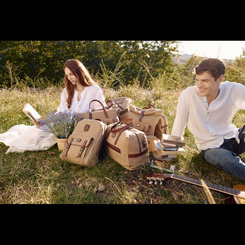 The Bridge Rejsetaske Story Viaggo Brun/Beige 1
