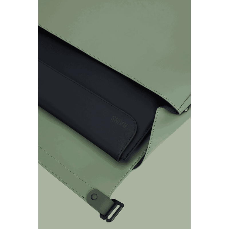 RAINS Skuldertaske Messenger OTG W3 Bladgrøn 14" 5