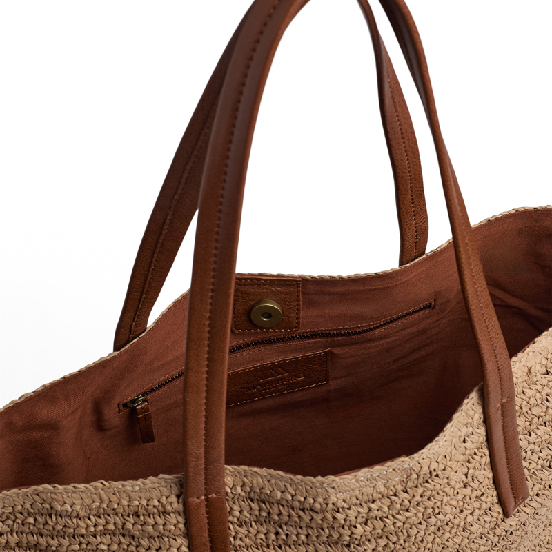 MARKBERG Strandtaske AvaniMBG Sand/brun 14" 7