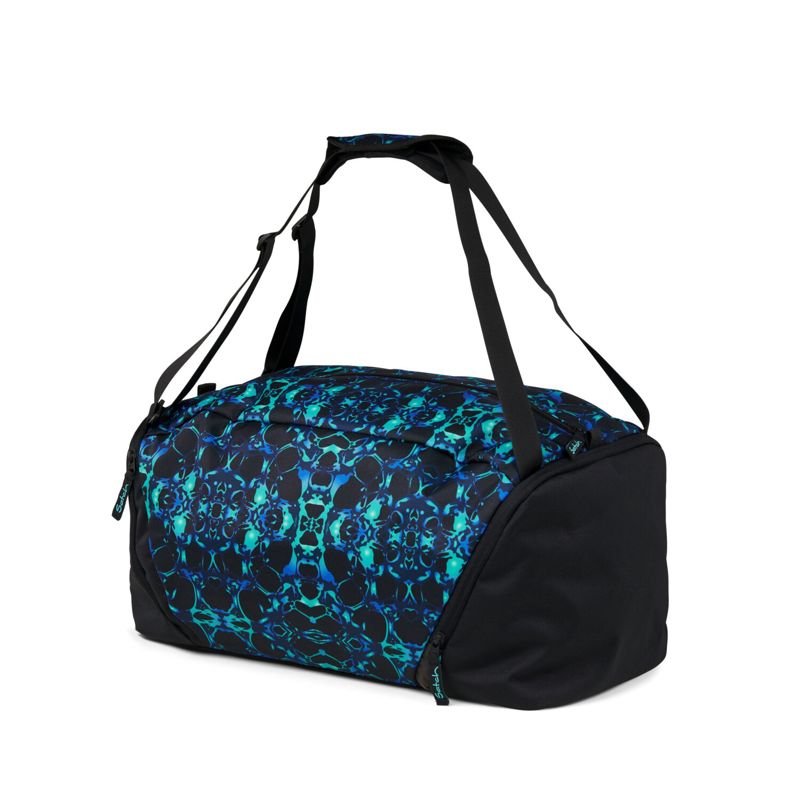 Satch Sportstaske Caleido Blue Sort/Turkis 2