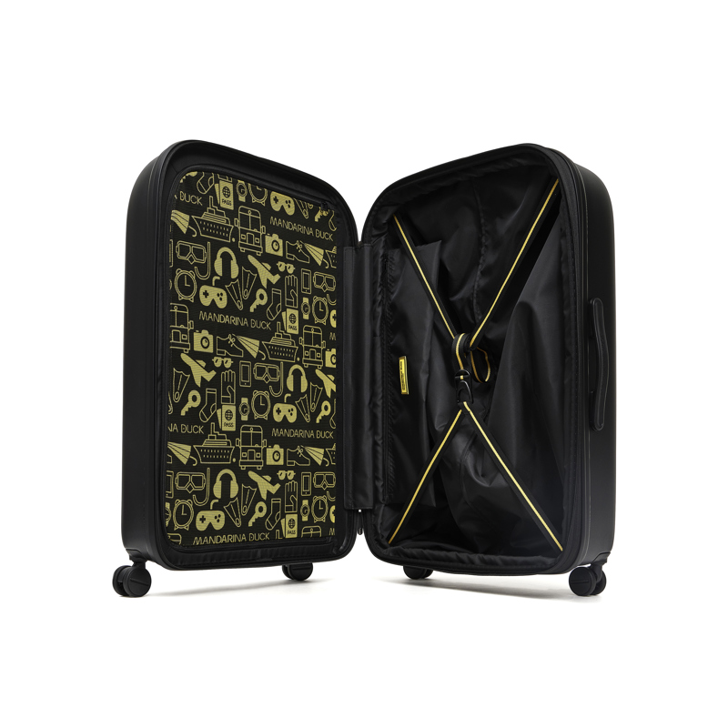 Mandarina Duck Resväska Logoduck+ L Svart 75 Cm 4