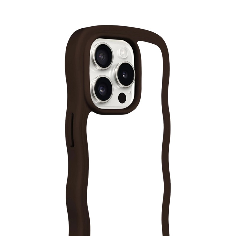 Holdit Mobilcover Wavy M. Brun iPhone 14 Pro 3