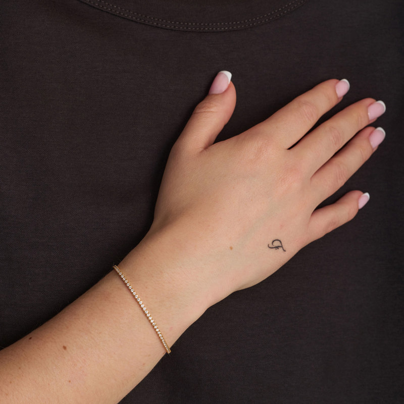 Studio Z Armband Tennis Small Guld 2