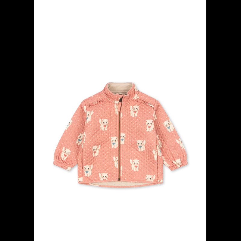 Konges Sløjd Termojacka Frill Ciao Miao Rosa 2 år, 92 cm 1